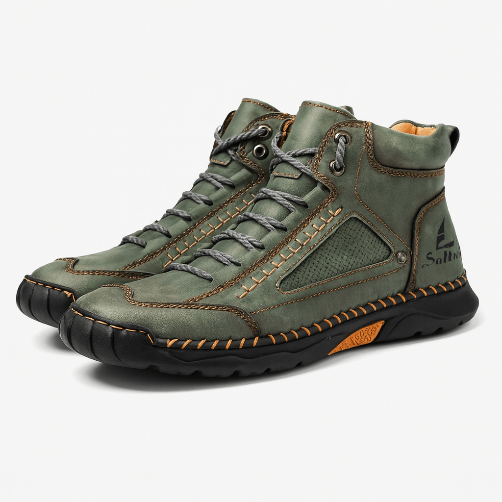 Ariston | Leather High-Top Shoes