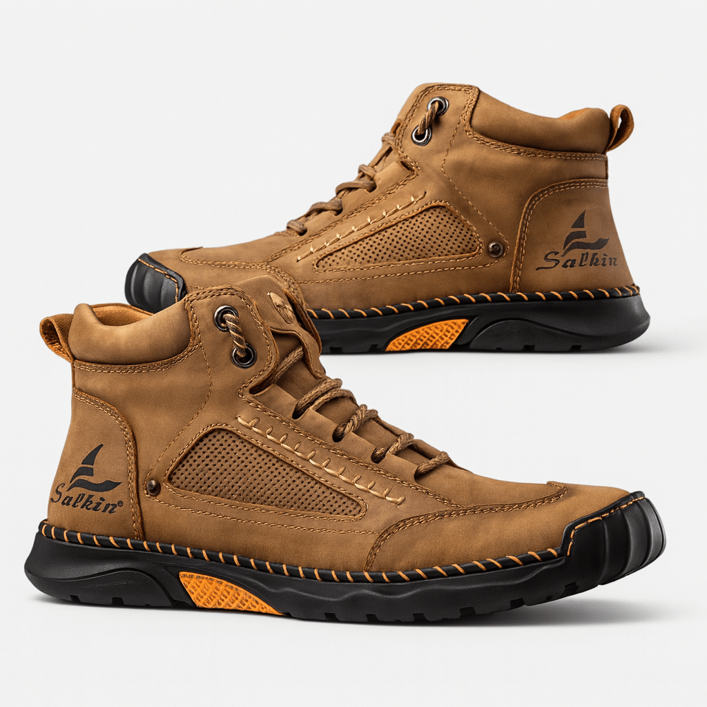 Ariston | Leather High-Top Shoes