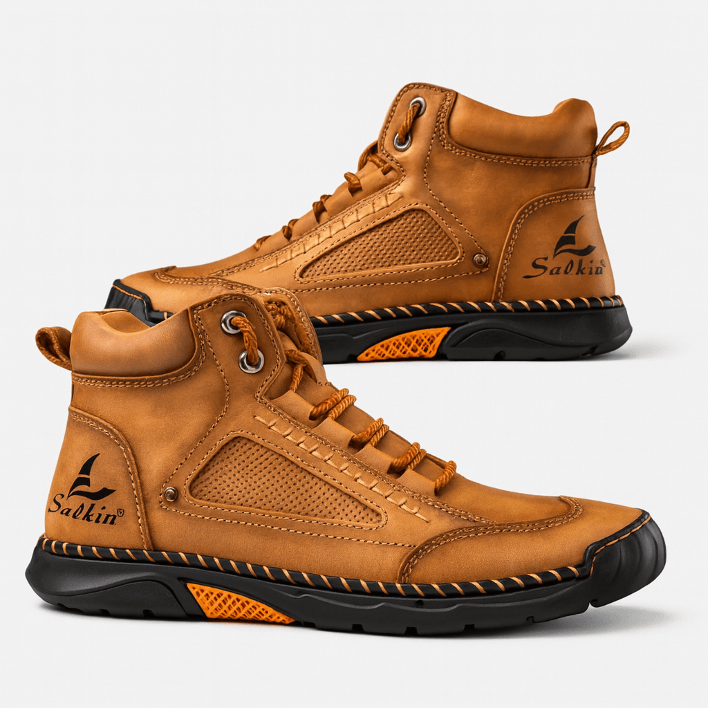 Ariston | Leather High-Top Shoes