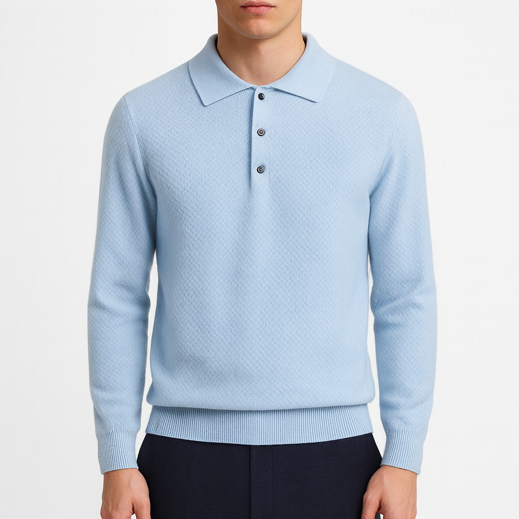 Ariston | Knit Polo Sweater