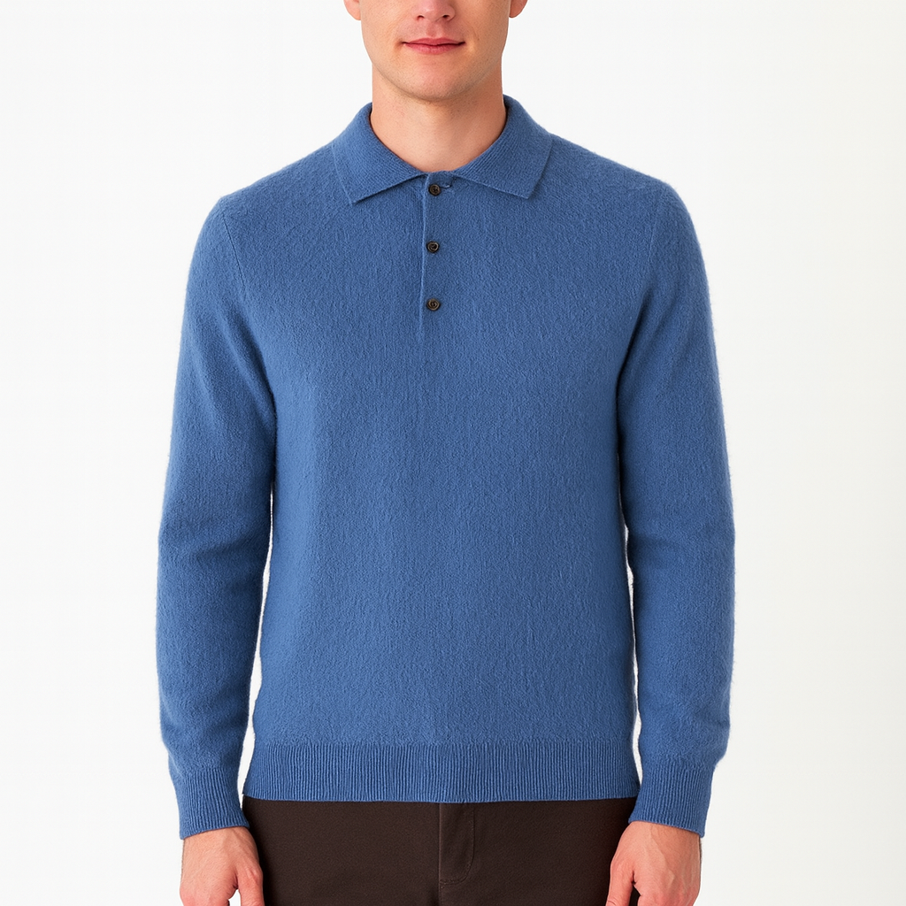 Ariston | Knit Polo Sweater