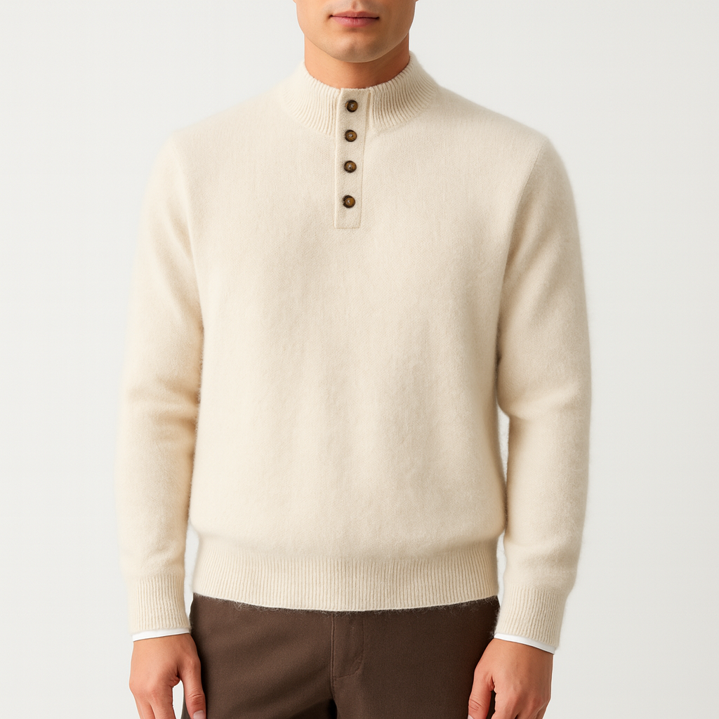Ariston | Knit Mock Neck Sweater