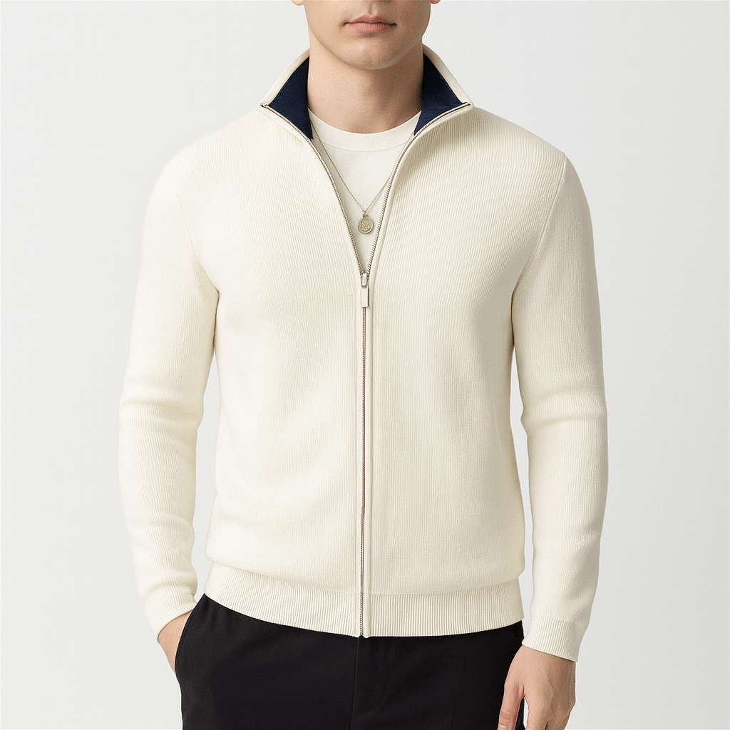 Ariston | Knitted Zipper Sweater