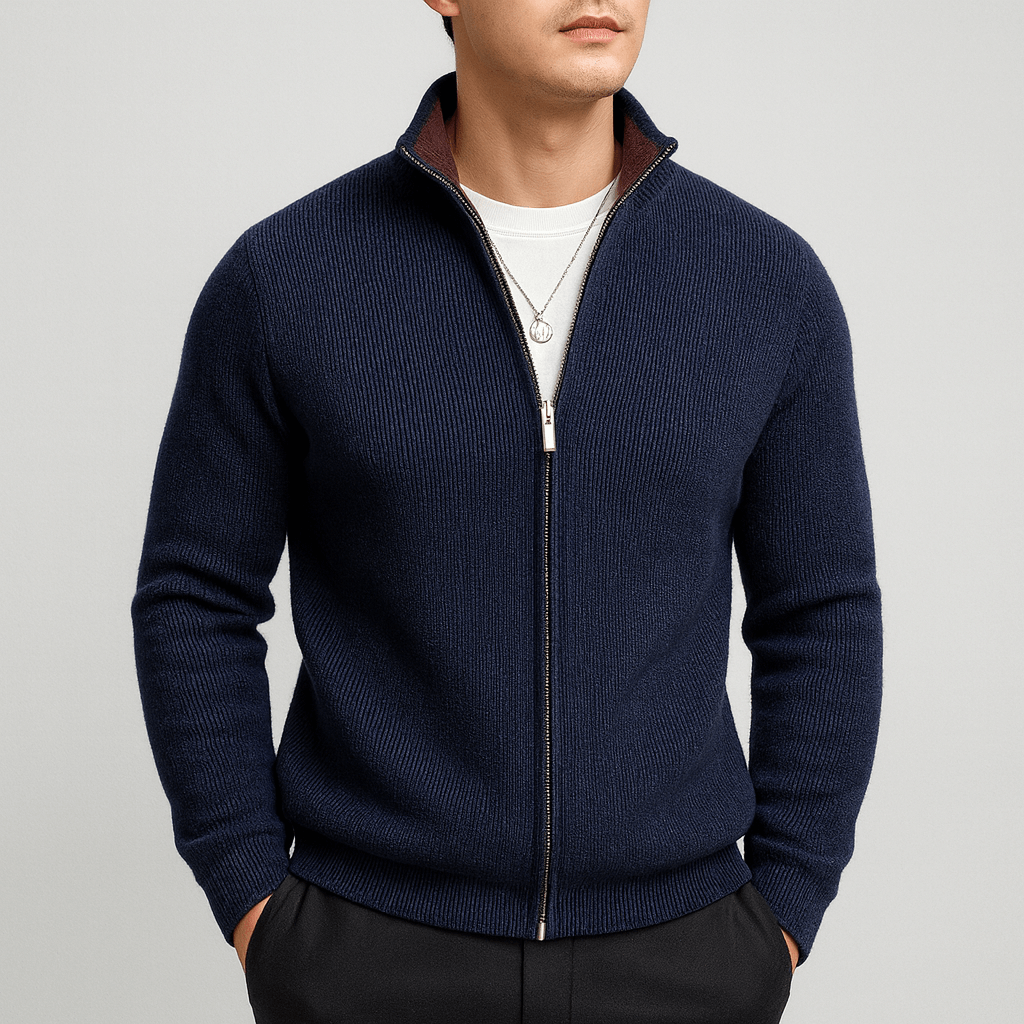 Ariston | Knitted Zipper Sweater