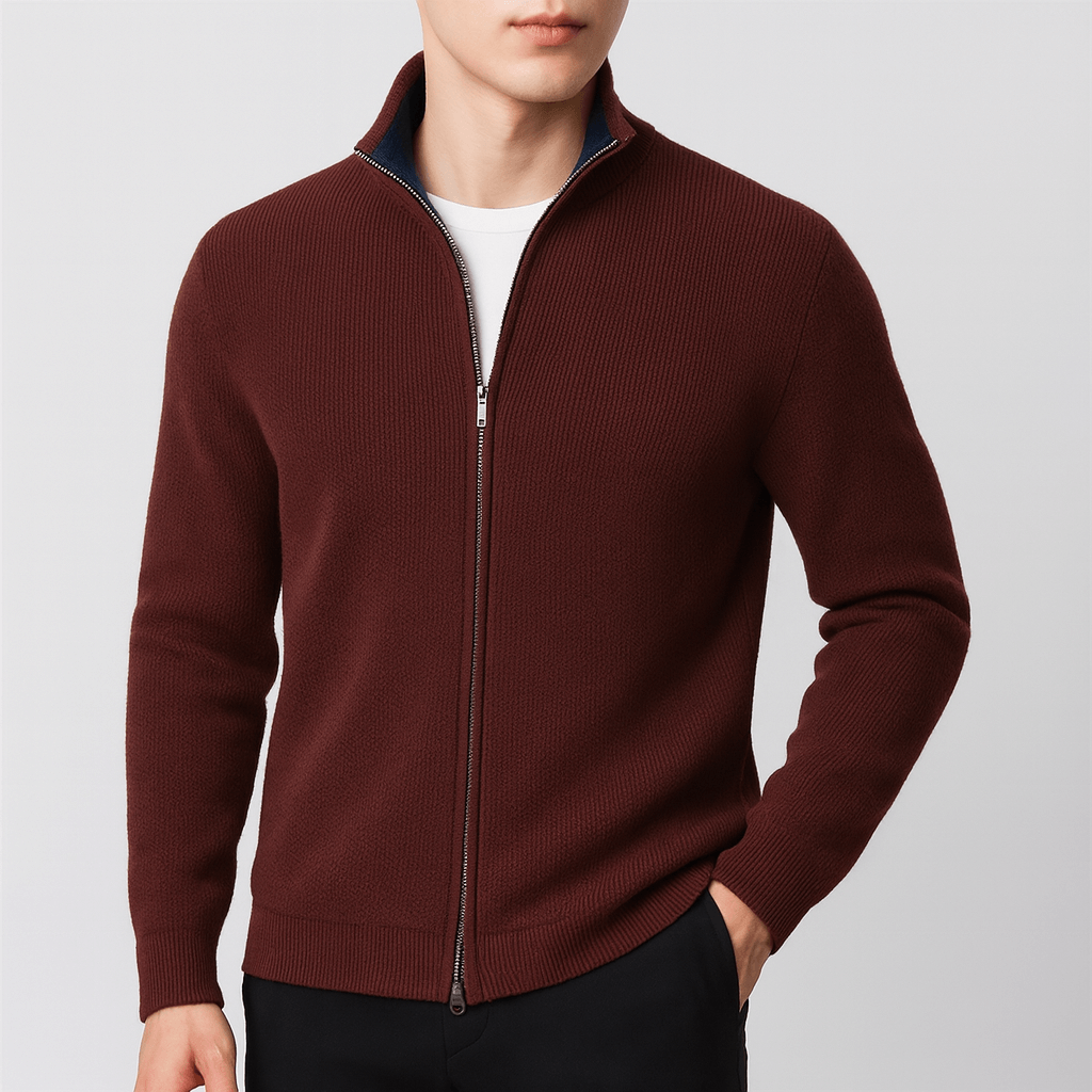 Ariston | Knitted Zipper Sweater