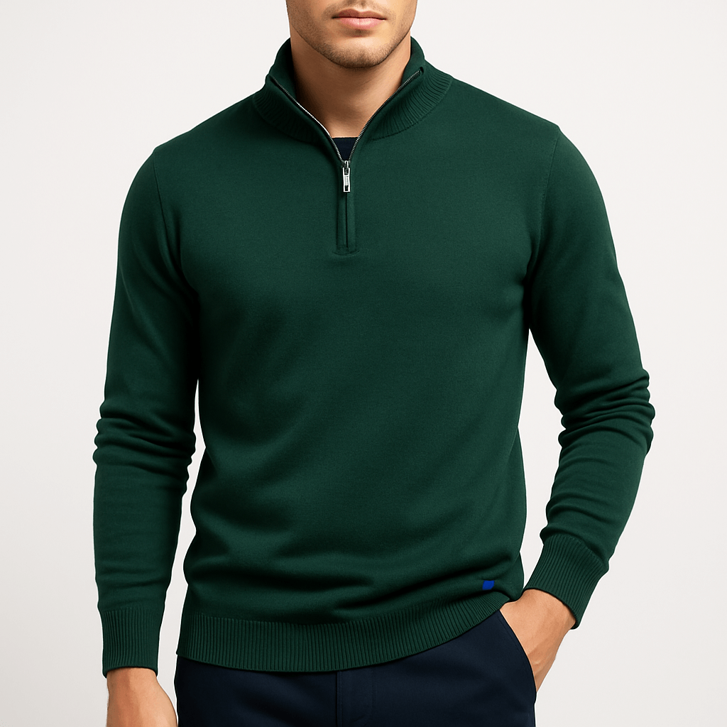 Ariston | Quarter-Zip Fitted Sweater