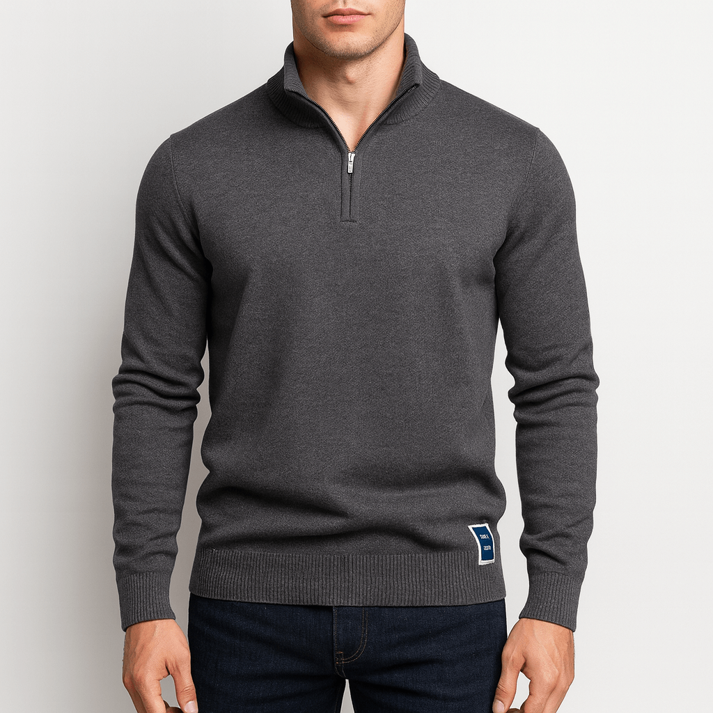 Ariston | Quarter-Zip Fitted Sweater