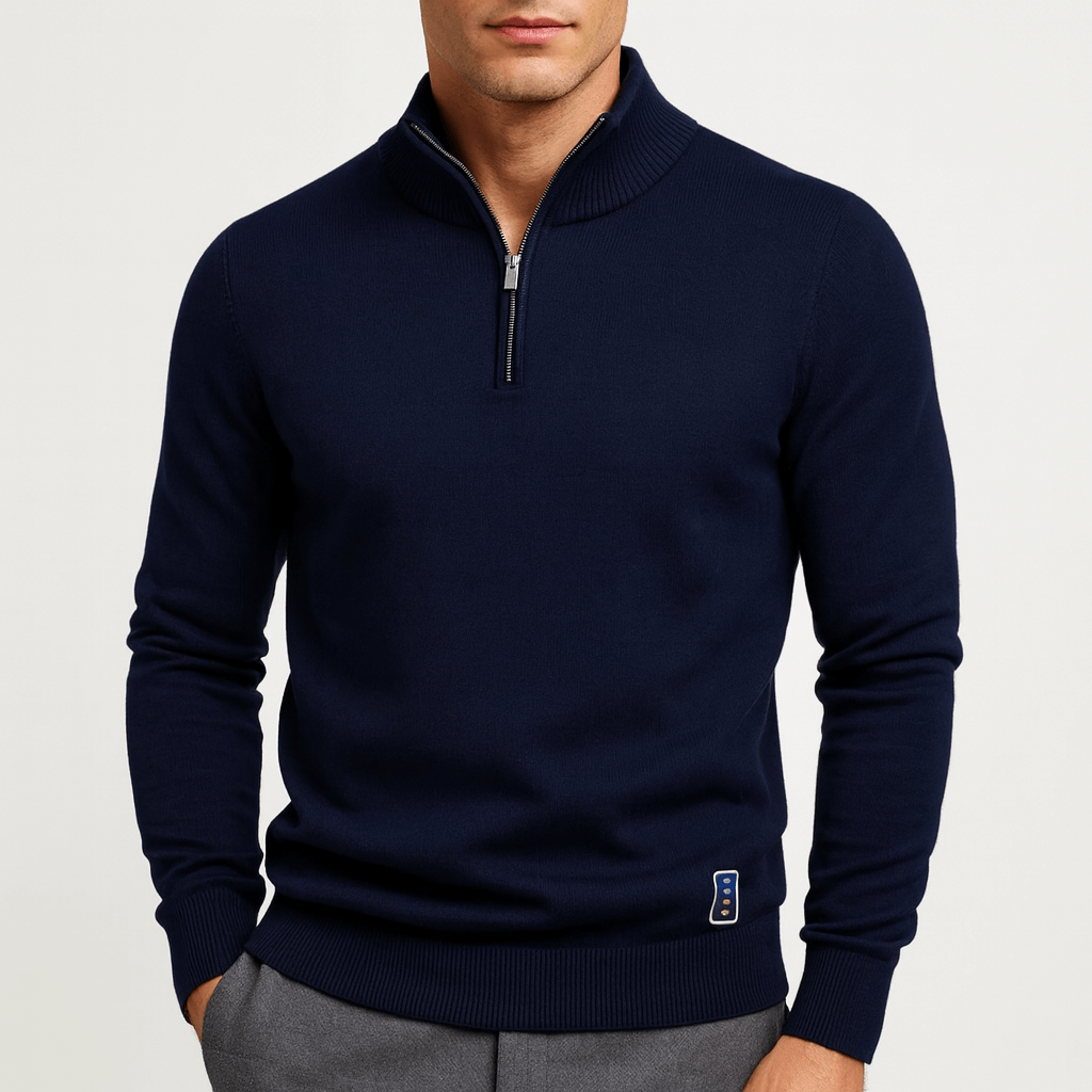 Ariston | Quarter-Zip Fitted Sweater