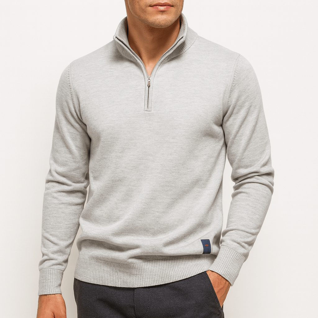 Ariston | Quarter-Zip Fitted Sweater