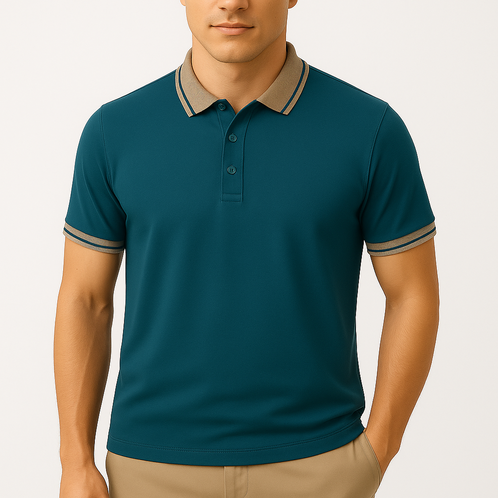 Ariston | Contrast Collar Polo Shirt