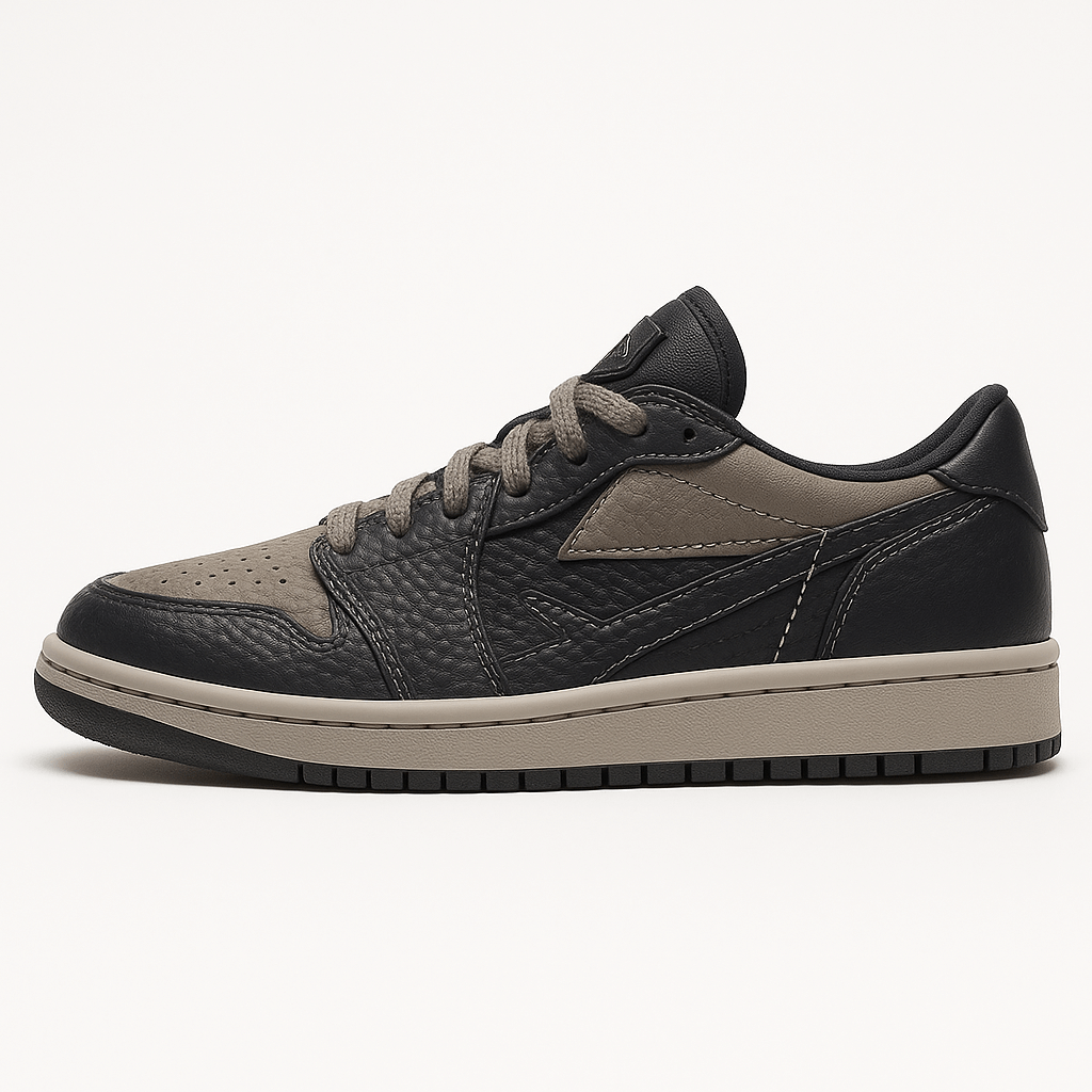 Ariston | Black Mamba Snakeskin Sneakers