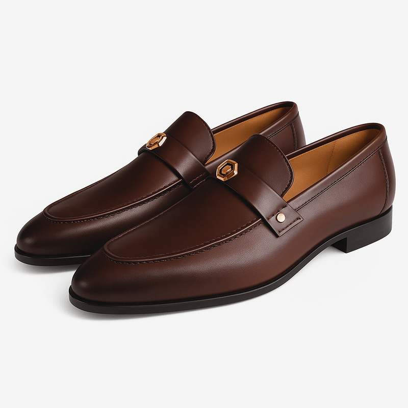 Ariston | Clean Cut Leather Loafers