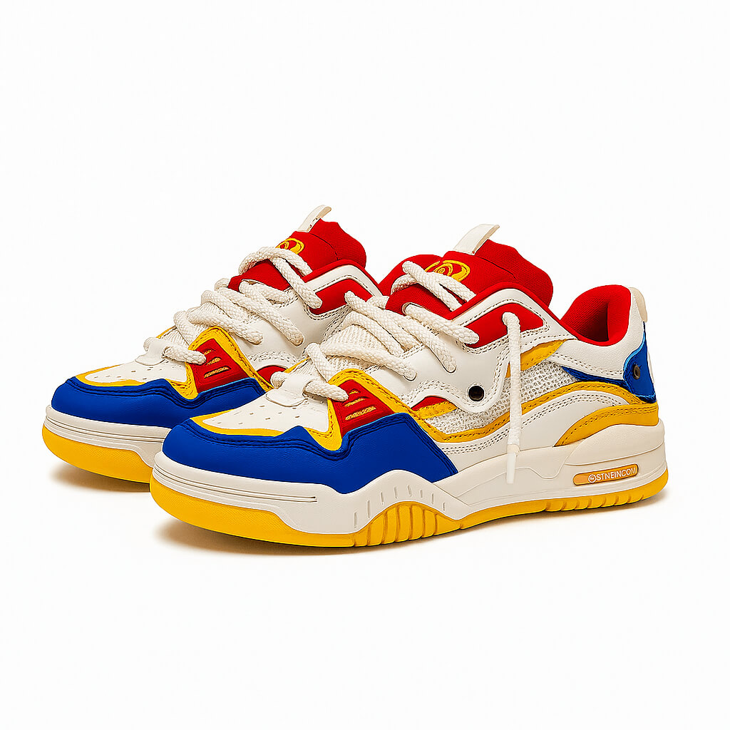 Ariston  | Geometric Panel Sport Sneakers