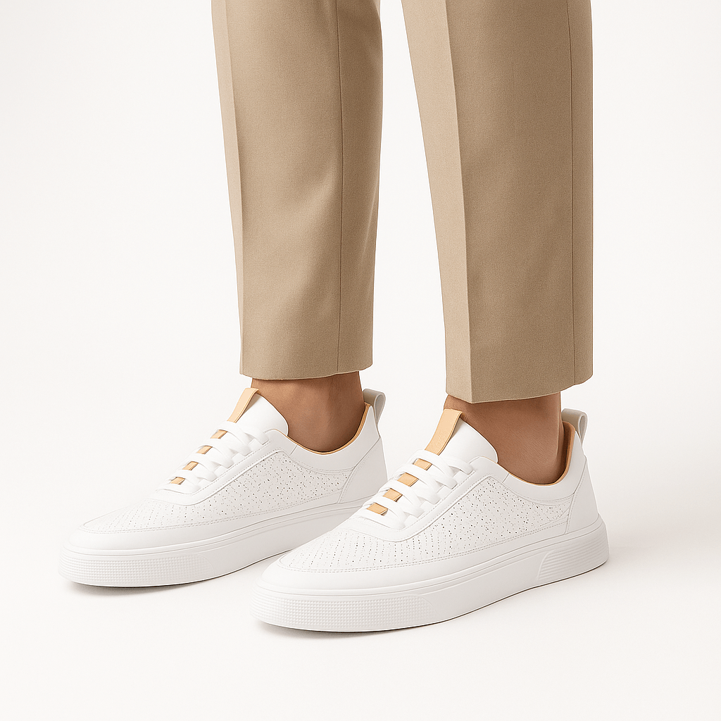 Ariston | Perforated Leather Sneakers
