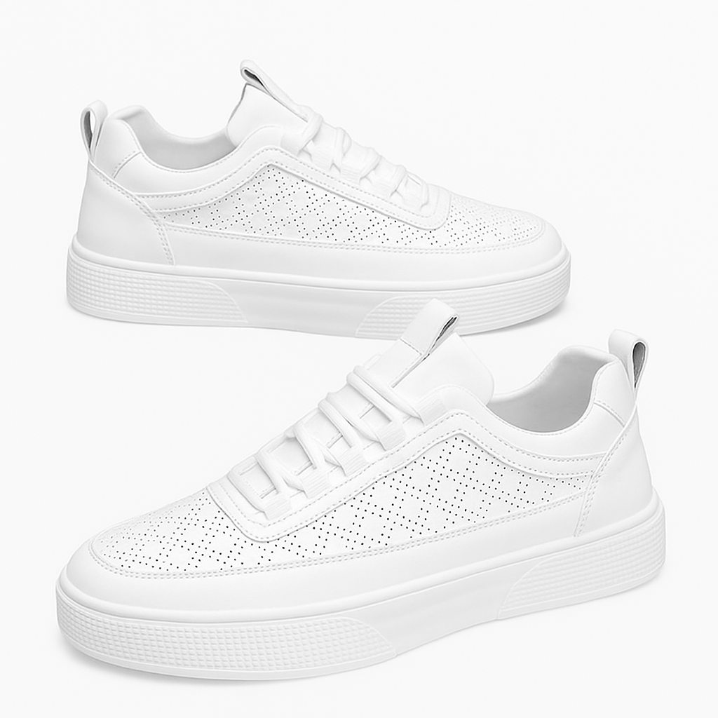 Ariston | Perforated Leather Sneakers
