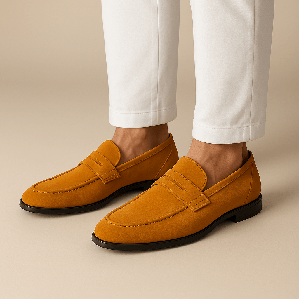 Ariston | Premium Suede Penny Loafers