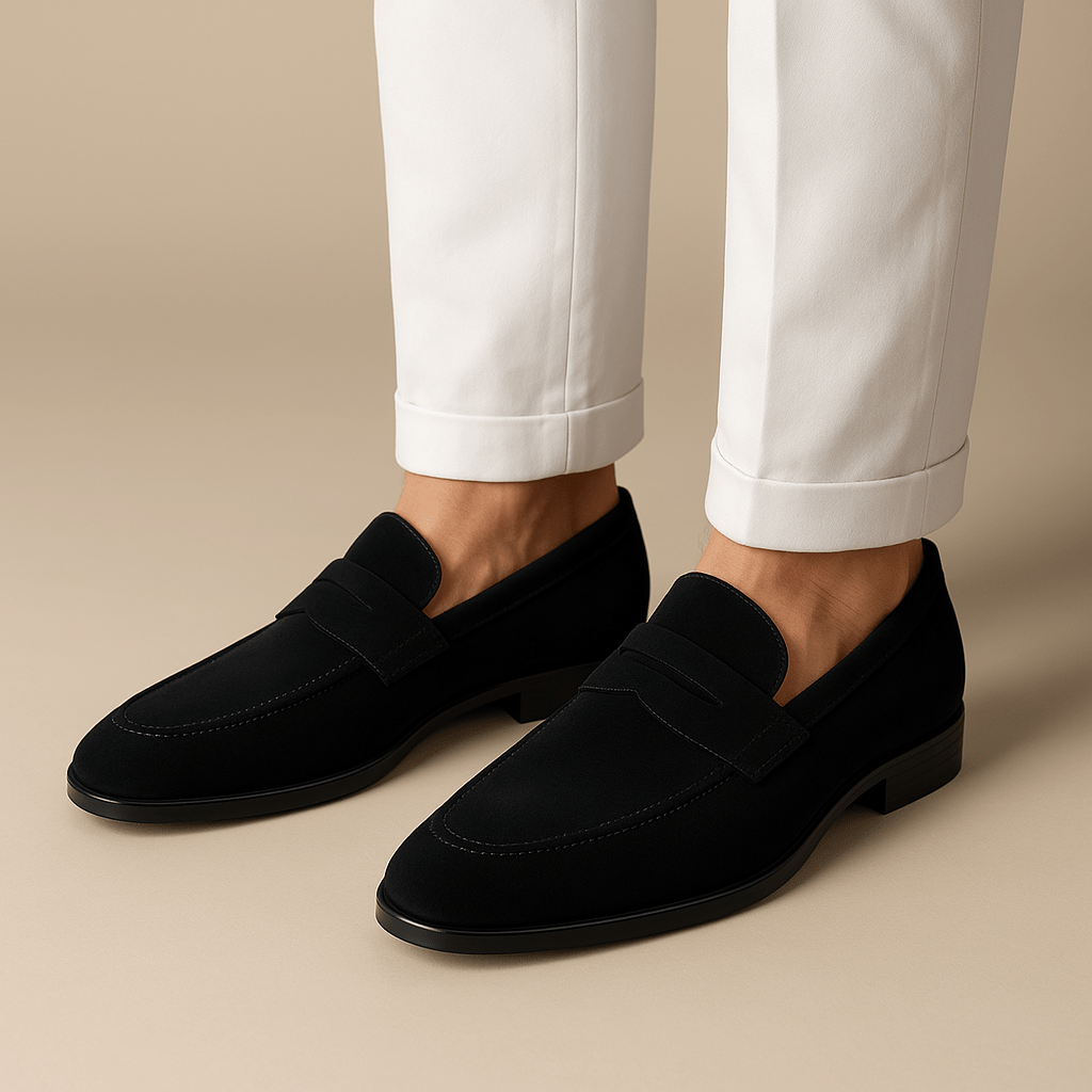 Ariston | Premium Suede Penny Loafers