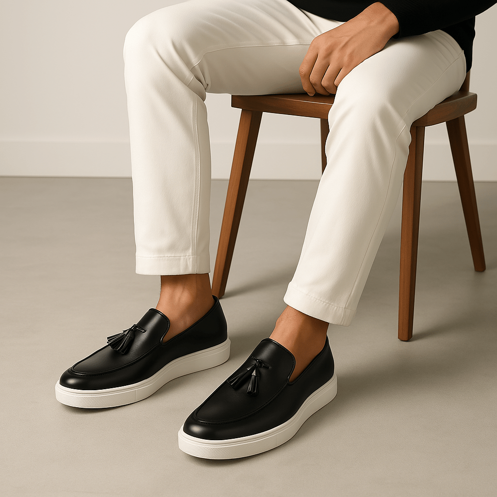 Ariston | Soft Leather Tassel Loafers