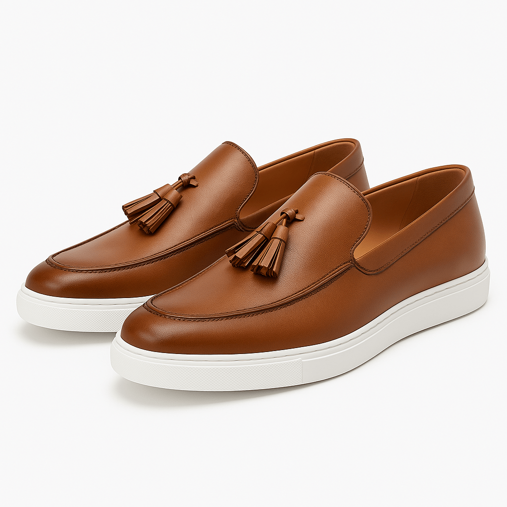Ariston | Soft Leather Tassel Loafers