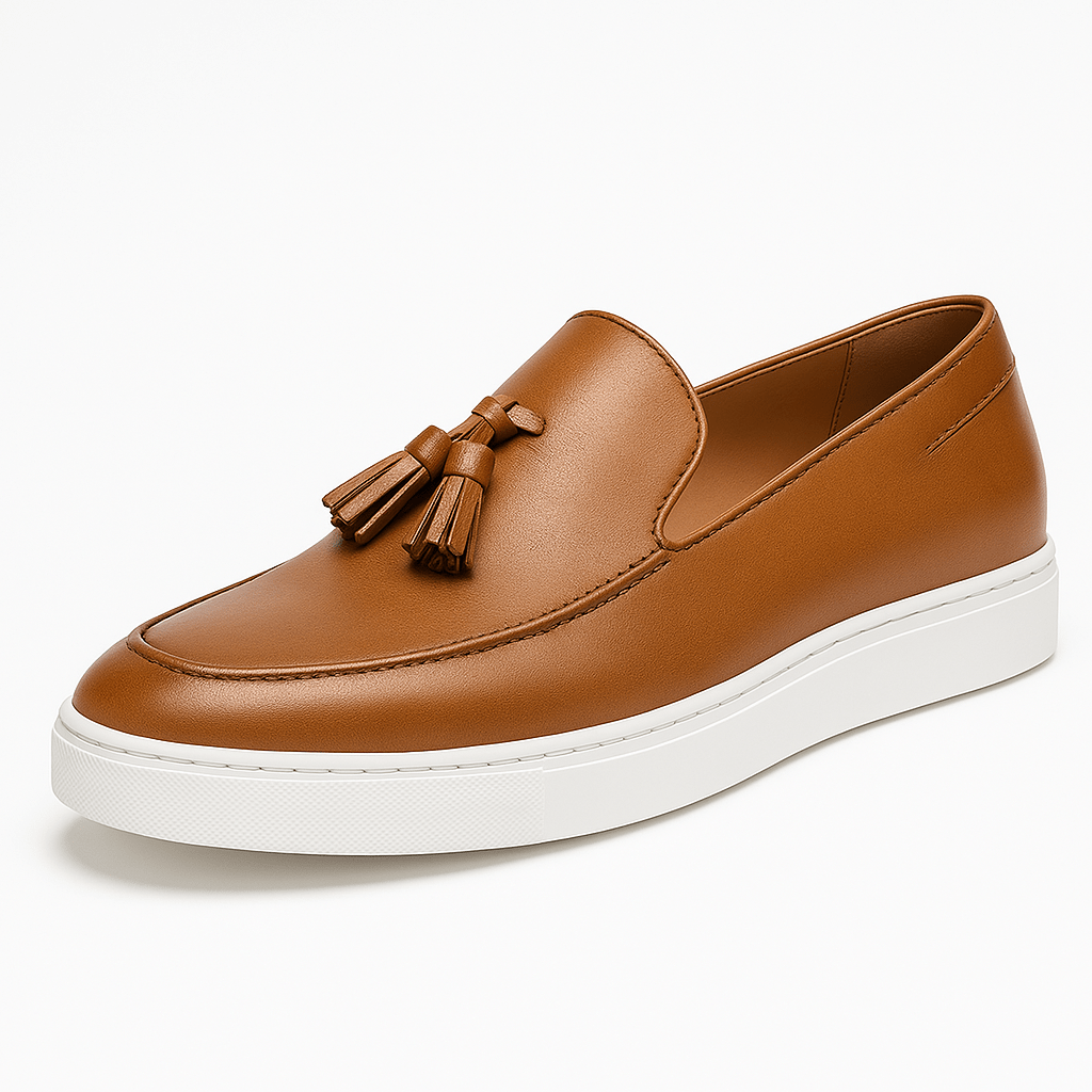 Ariston | Soft Leather Tassel Loafers