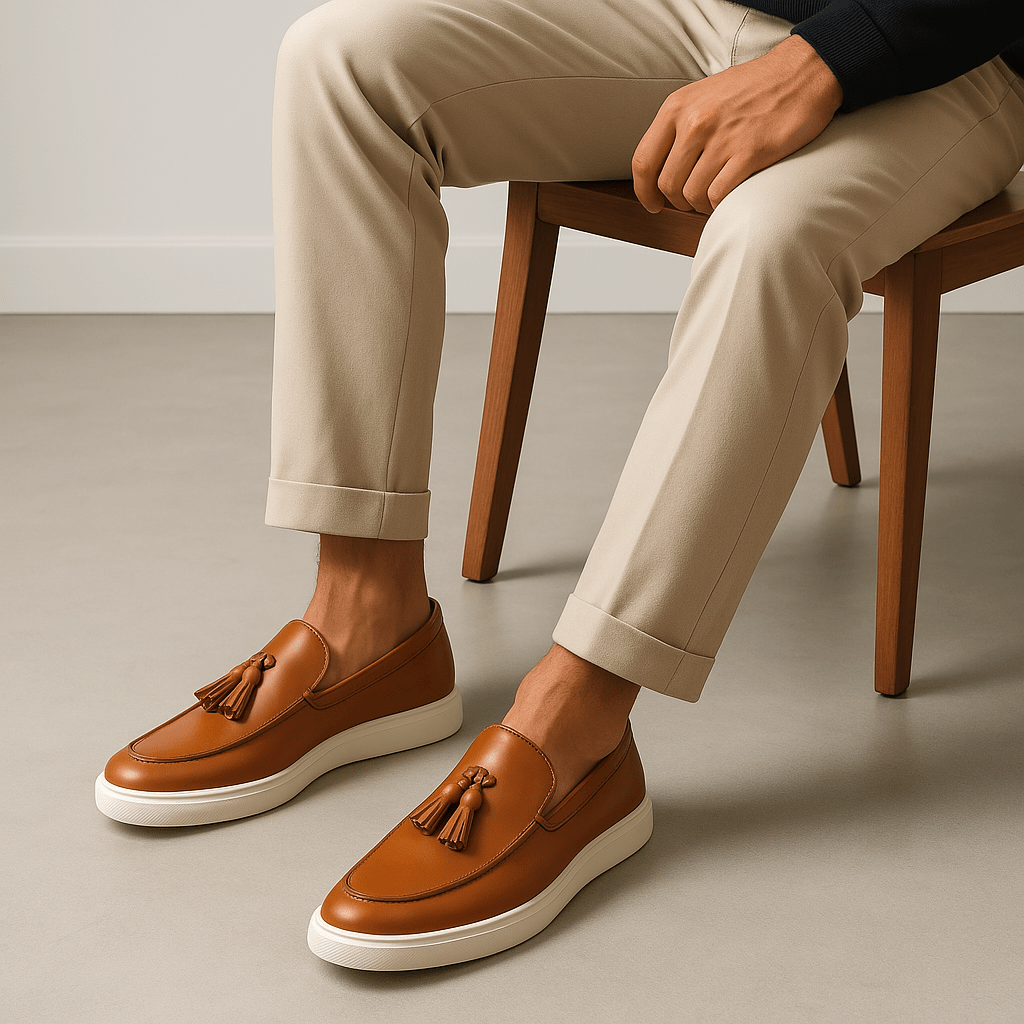 Ariston | Soft Leather Tassel Loafers