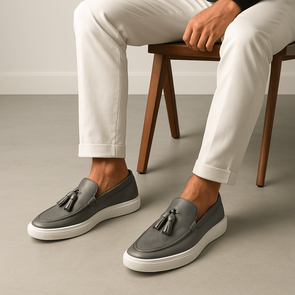 Ariston | Soft Leather Tassel Loafers