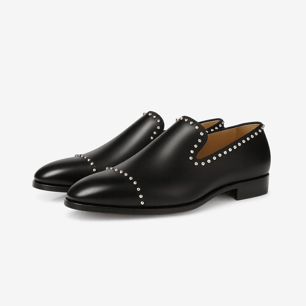 Ariston | Studded Calfskin Loafers