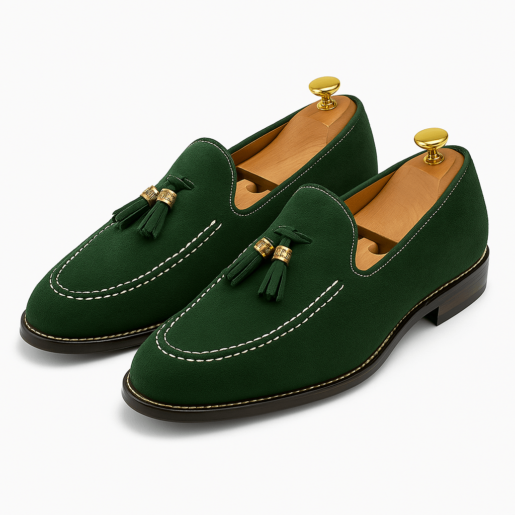 Ariston | Suede Tassel Loafers
