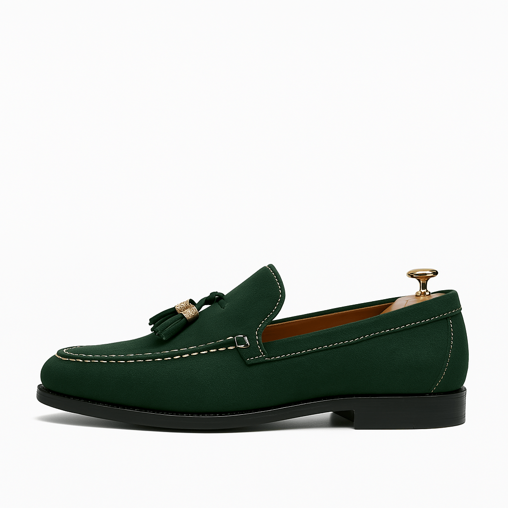 Ariston | Suede Tassel Loafers