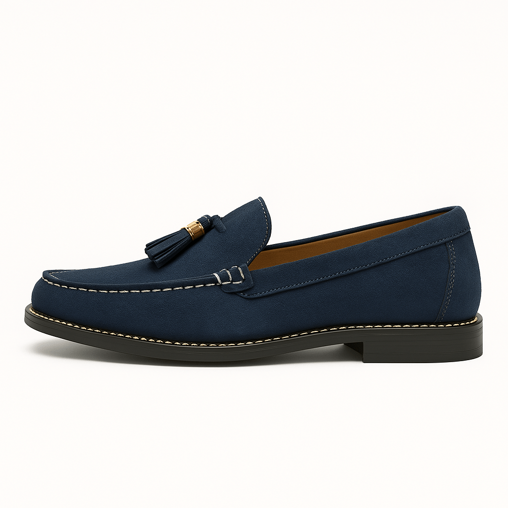 Ariston | Suede Tassel Loafers