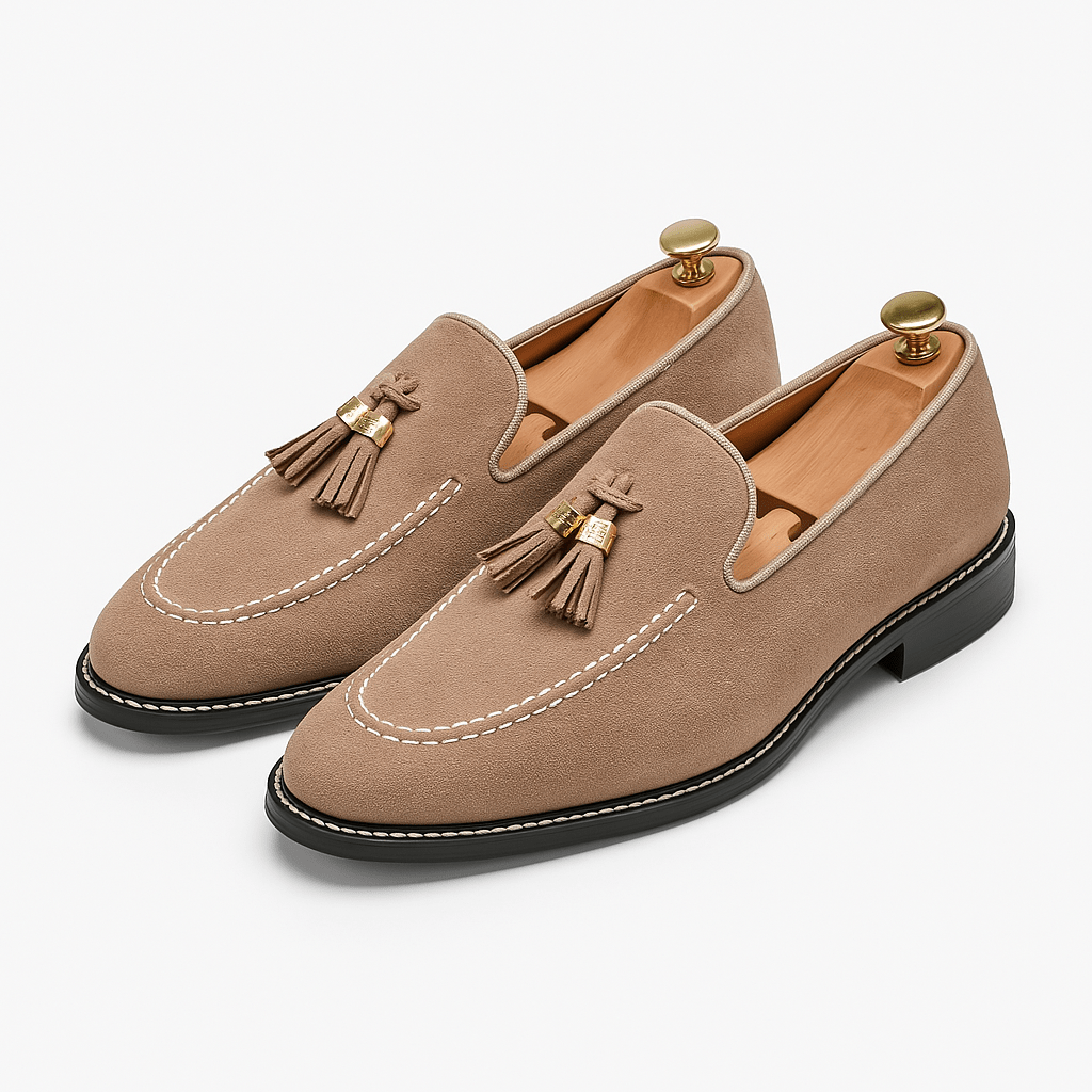 Ariston | Suede Tassel Loafers
