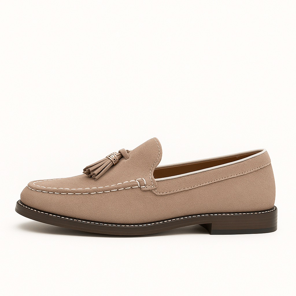 Ariston | Suede Tassel Loafers
