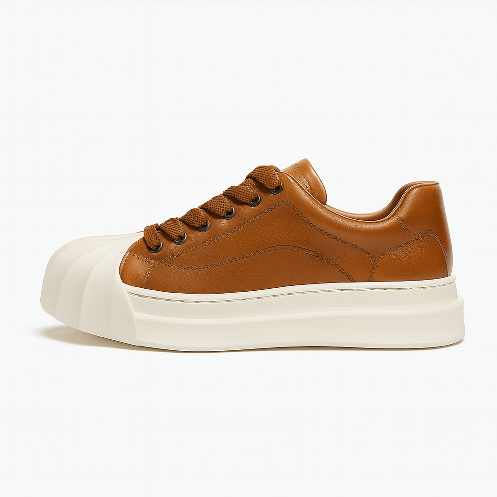 Ariston  | Wave Sole Leather Sneakers