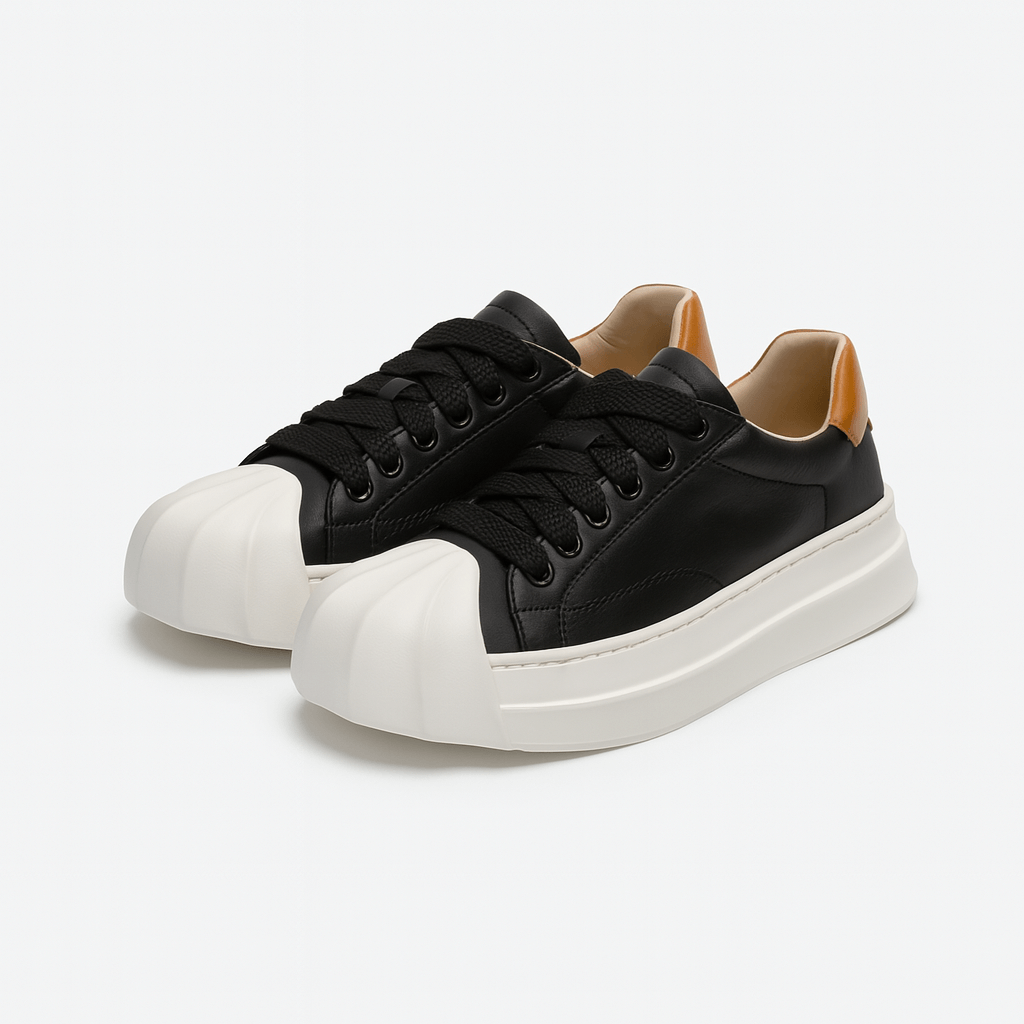 Ariston  | Wave Sole Leather Sneakers