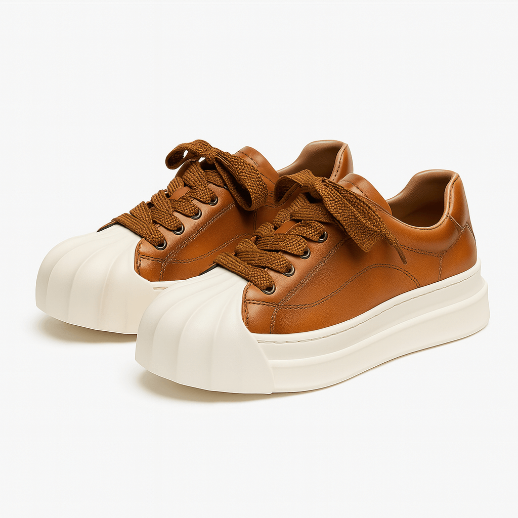 Ariston  | Wave Sole Leather Sneakers