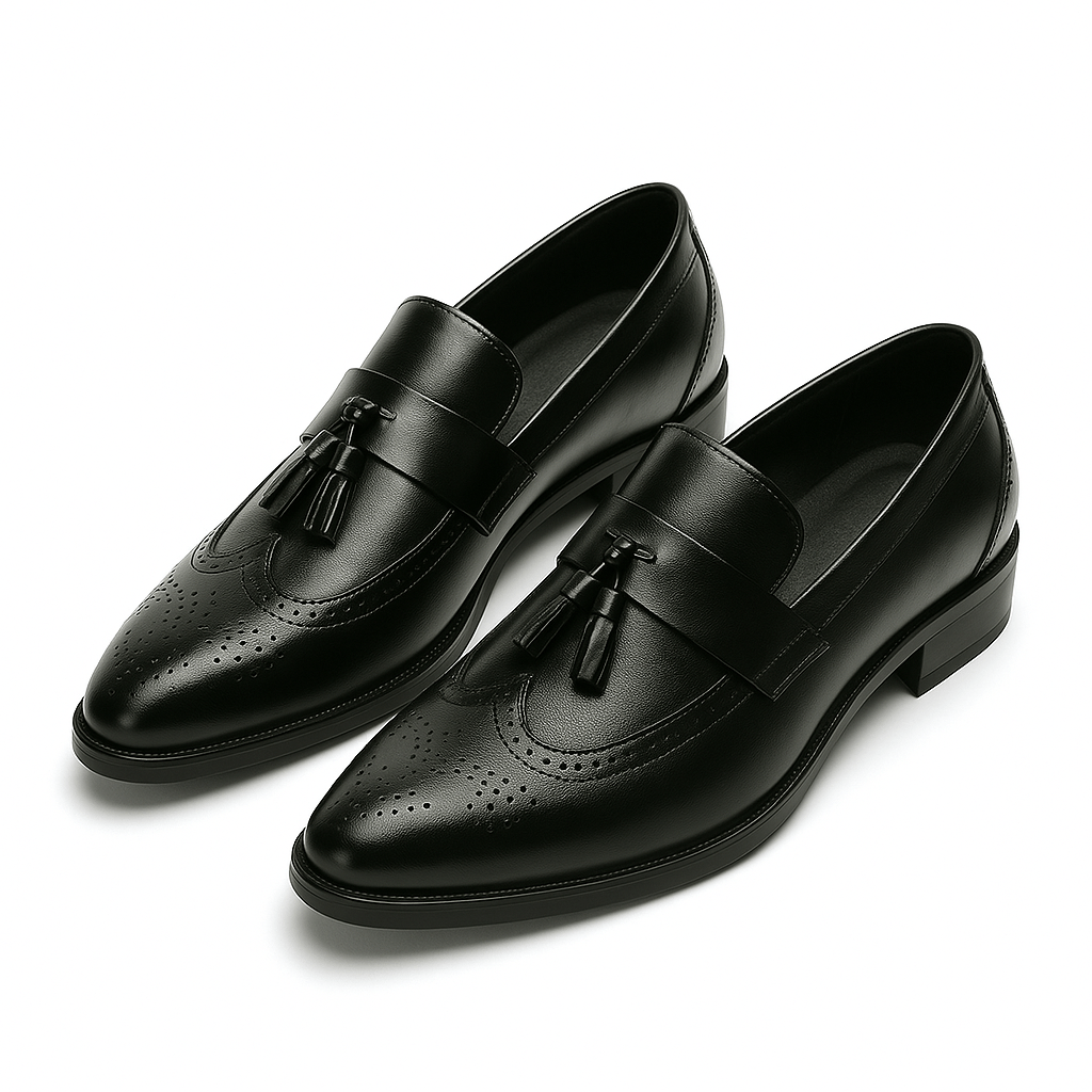 Ariston | Wingtip Tassel Loafers