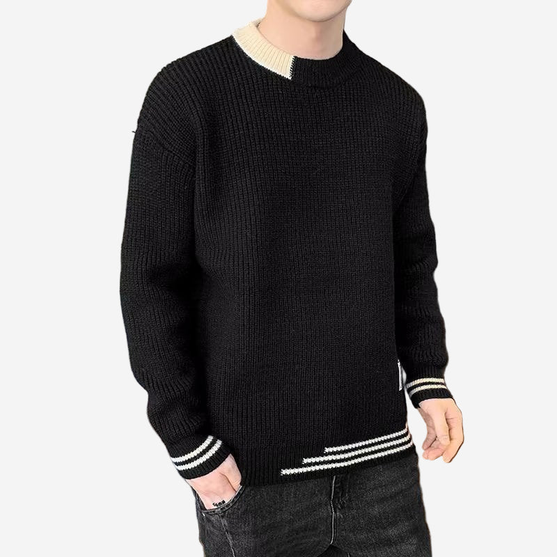 Ariston | Ribbed Crew Neck Sweater