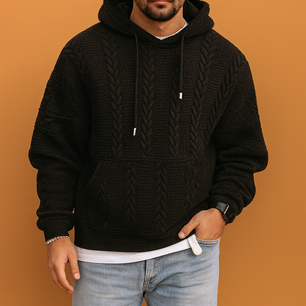 Men’s Printed Kangaroo Pocket Hoodie