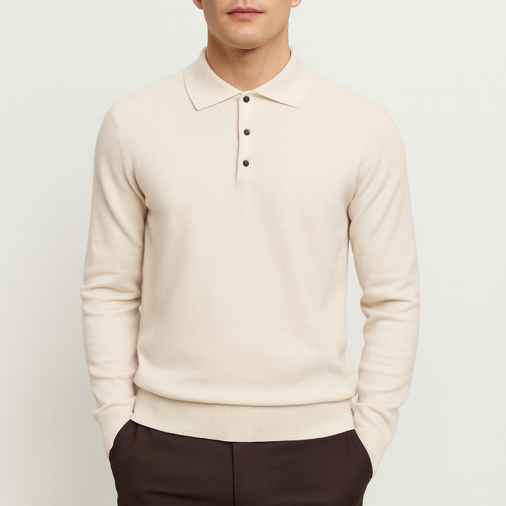 Ariston | Knit Polo Sweater