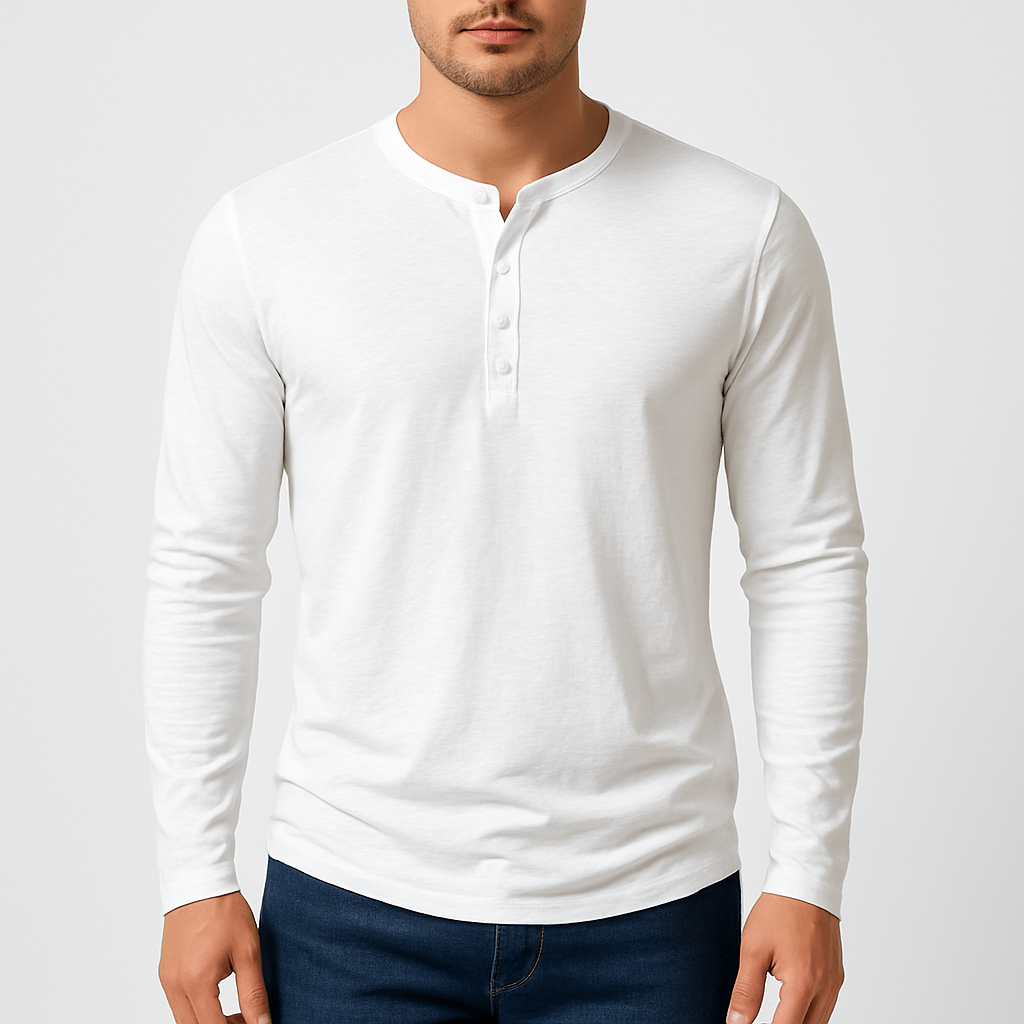 Ariston | Henley Long Sleeve Shirt