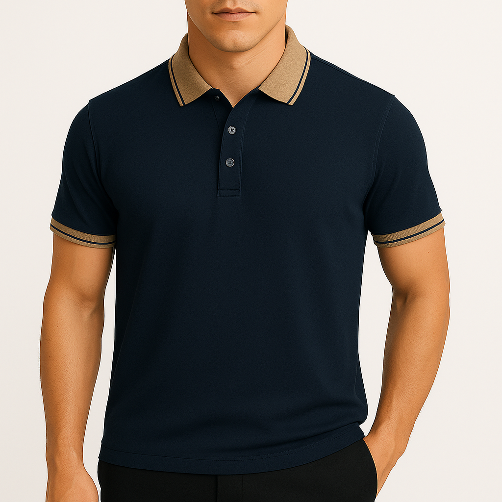 Ariston | Contrast Collar Polo Shirt