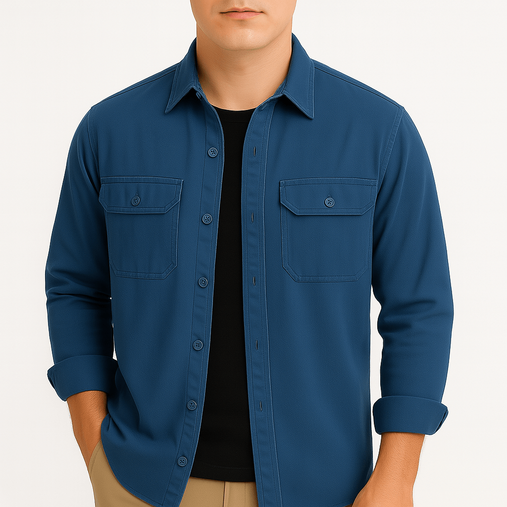 Ariston | Cotton Utility Shirt