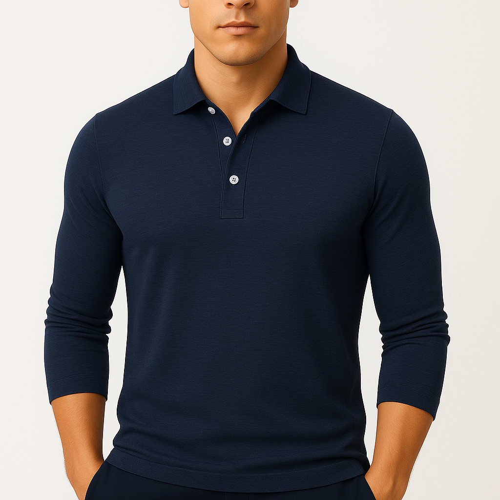 Ariston | Slim Lapel Polo Shirt