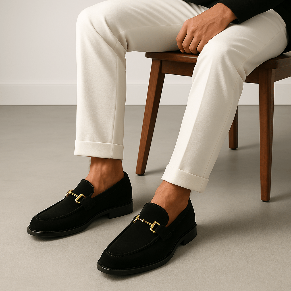 Ariston | Almond Toe Suede Loafers