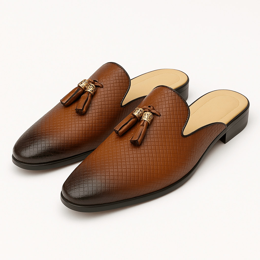 Ariston | Leather Tassel Loafers