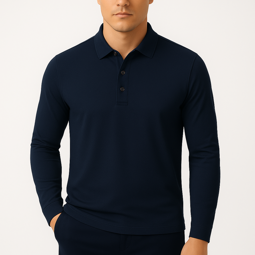 Ariston | Long Sleeve Polo Shirt