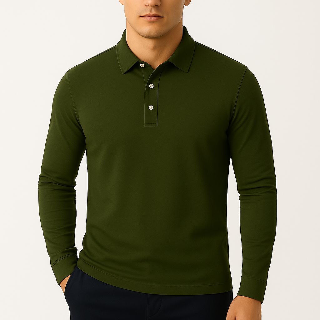 Ariston | Long Sleeve Polo Shirt
