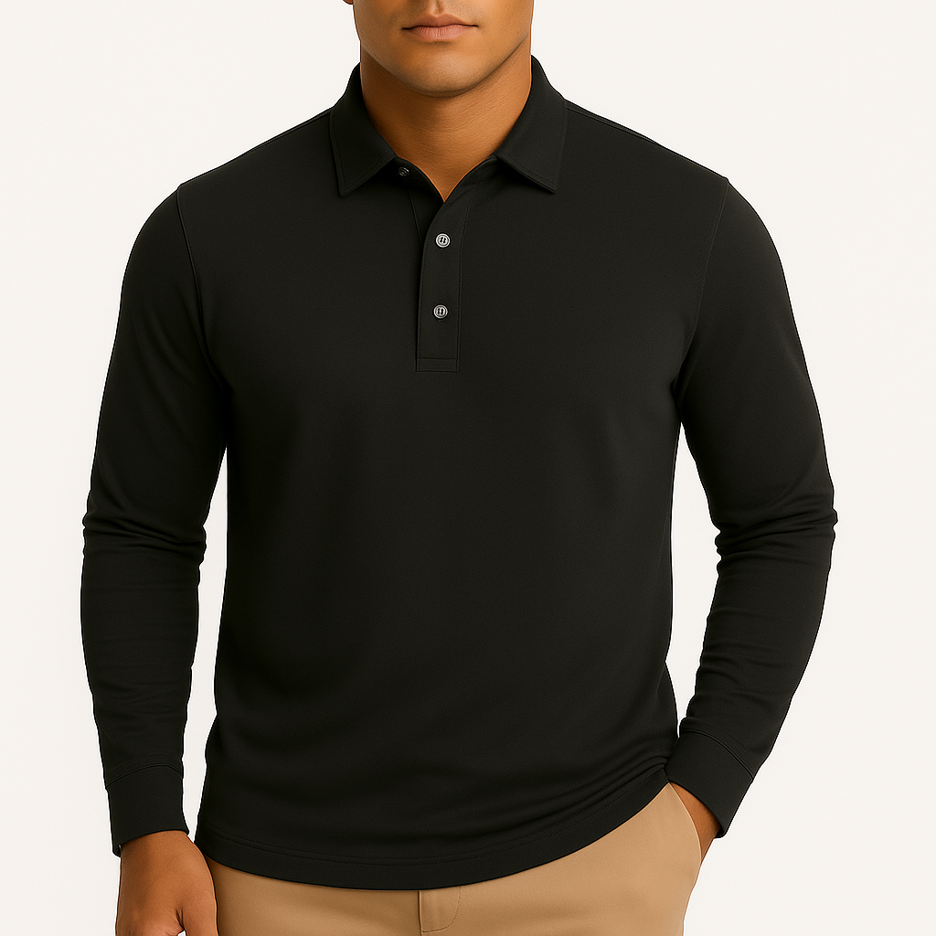 Ariston | Long Sleeve Polo Shirt