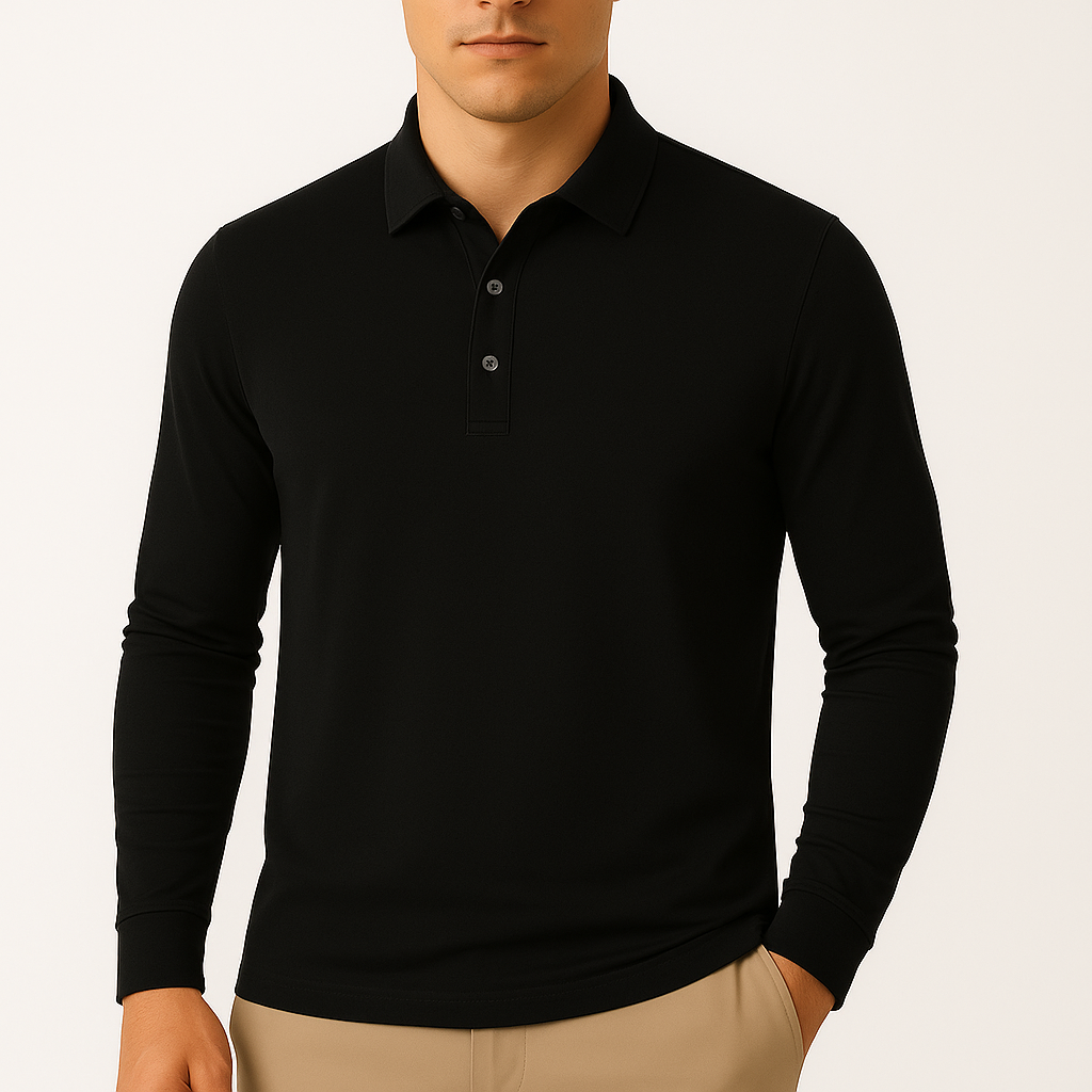 Ariston | Long Sleeve Polo Shirt