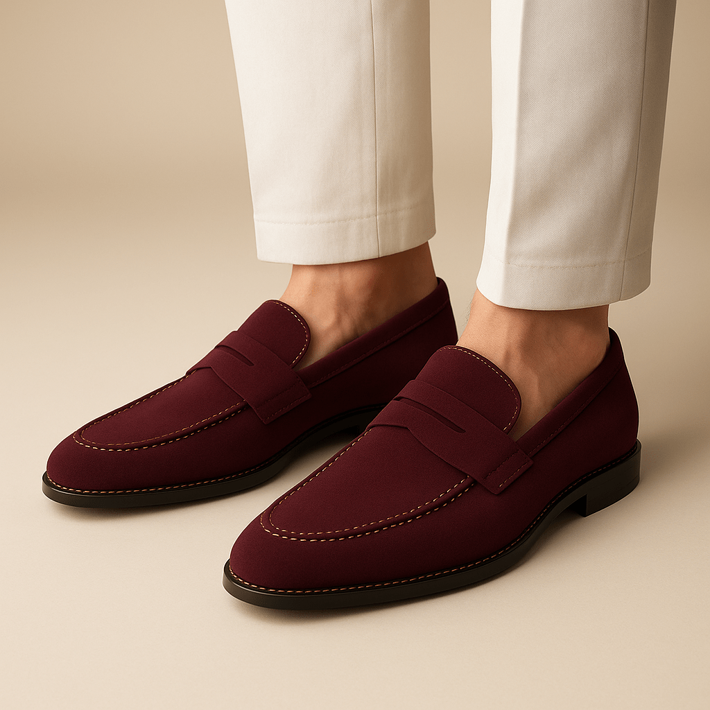 Ariston | Premium Suede Penny Loafers